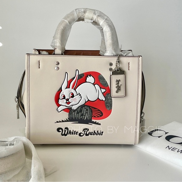 Coach Handbags - COACH Chalk Rogue 25 White Rabbit Candy NWT Asia Exclusive